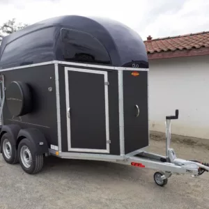 Remorque Bockmann DUO C LUXE - 2 Chevaux - Pont Arrière - Neuf