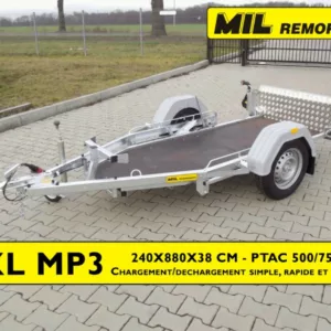 Porte-moto Mil remorque KXL MP3-Neuf